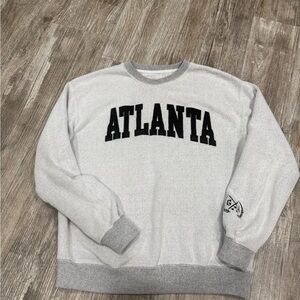 Atlanta Grey Crewneck Sweatshirt